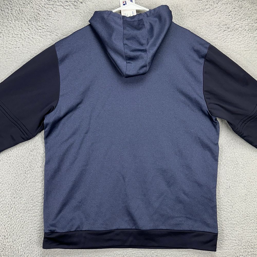 New York Yankees Hoodie Sweatshirt Mens XL Blue Pullover Sweater Majestic NEW - Picture 3 of 8